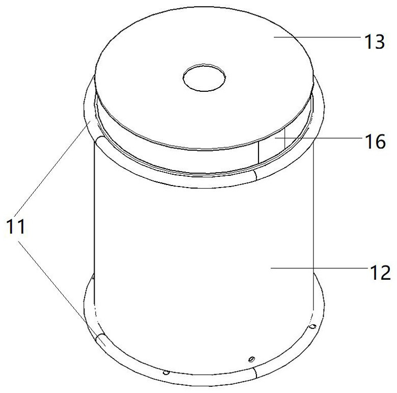 Automatic maintenance device and method for fan foundation concrete