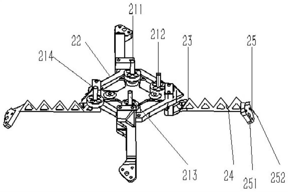 Tobacco flying topping robot