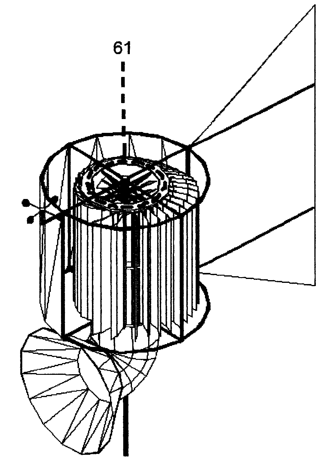 Vertical axis variable geometry wind energy collection system