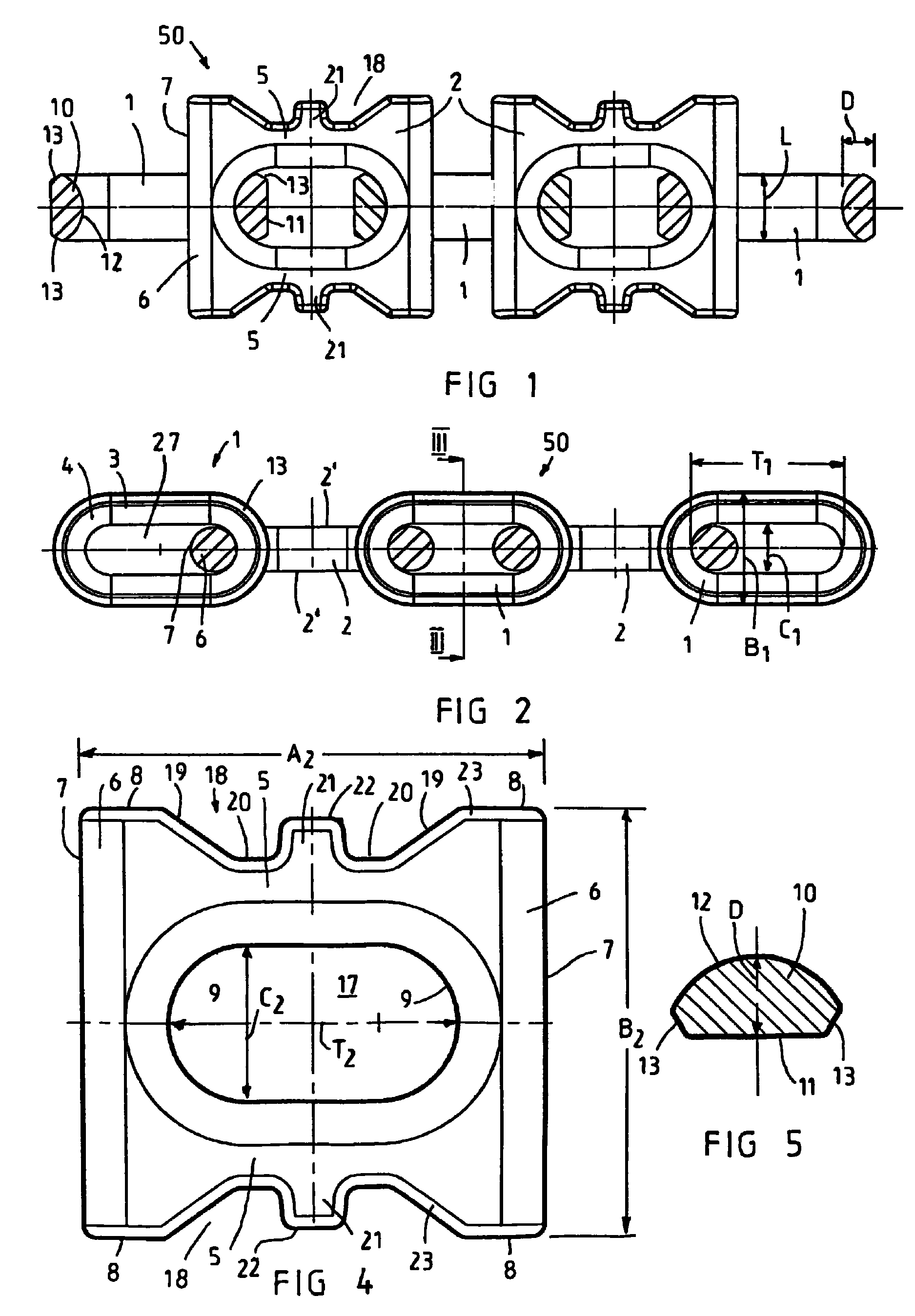 Link chain for chain conveyors and chain wheel thereof
