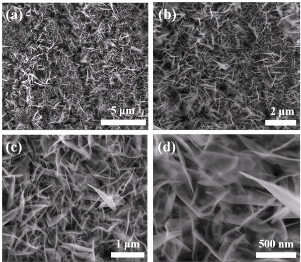 A facile method for preparing vertical graphene nanosheet arrays