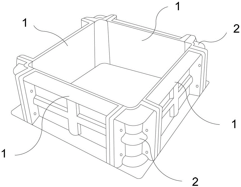 Mold for pouring concrete foundation