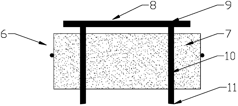 Hollow floor system made of steel bar and foam combined filled member
