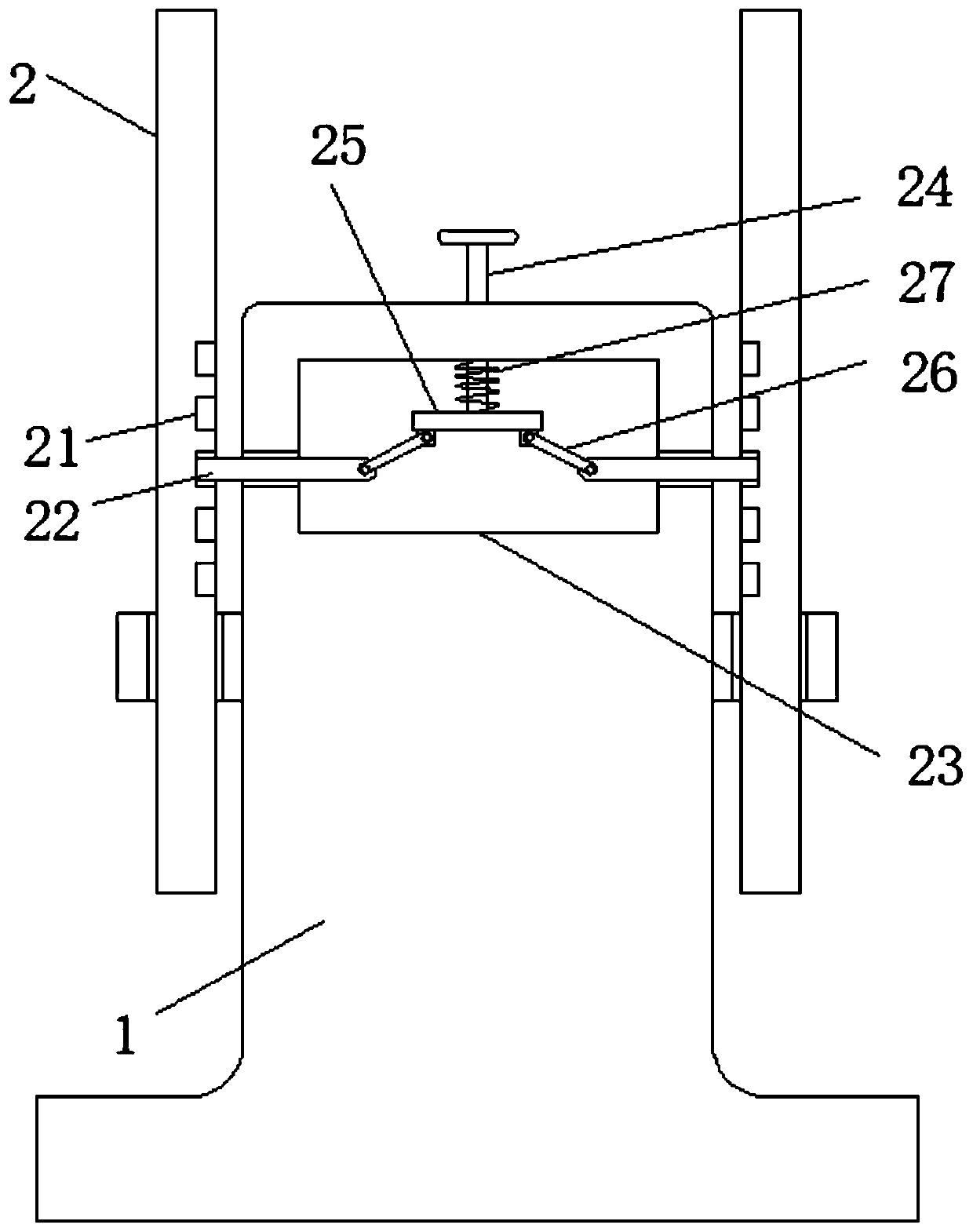 Auxiliary supporting device for ophthalmic surgery