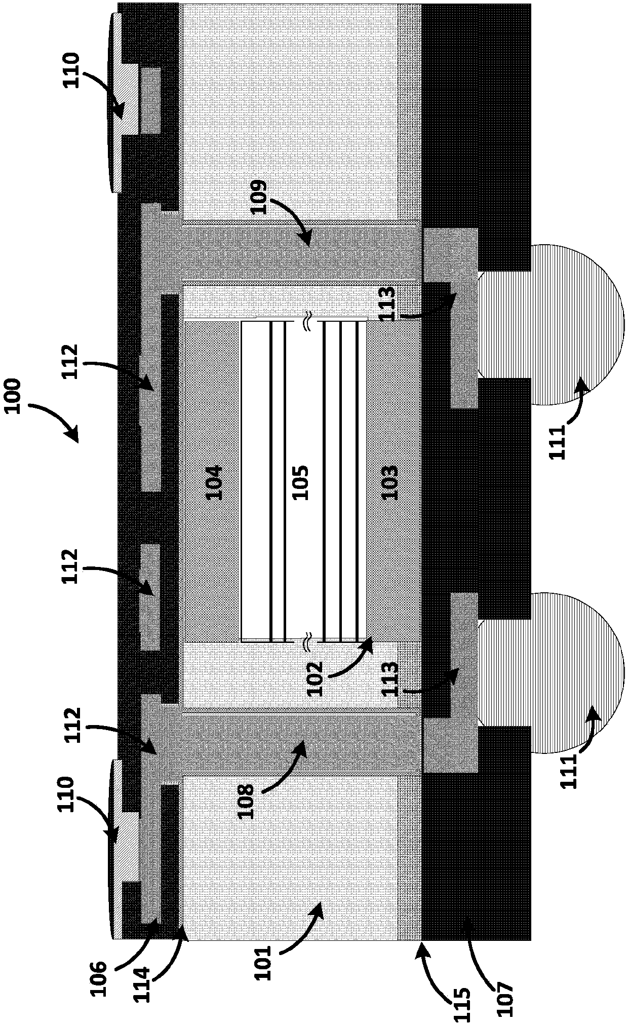 Adaptor board integrated with magnetic core inductor and manufacturing method of adaptor board