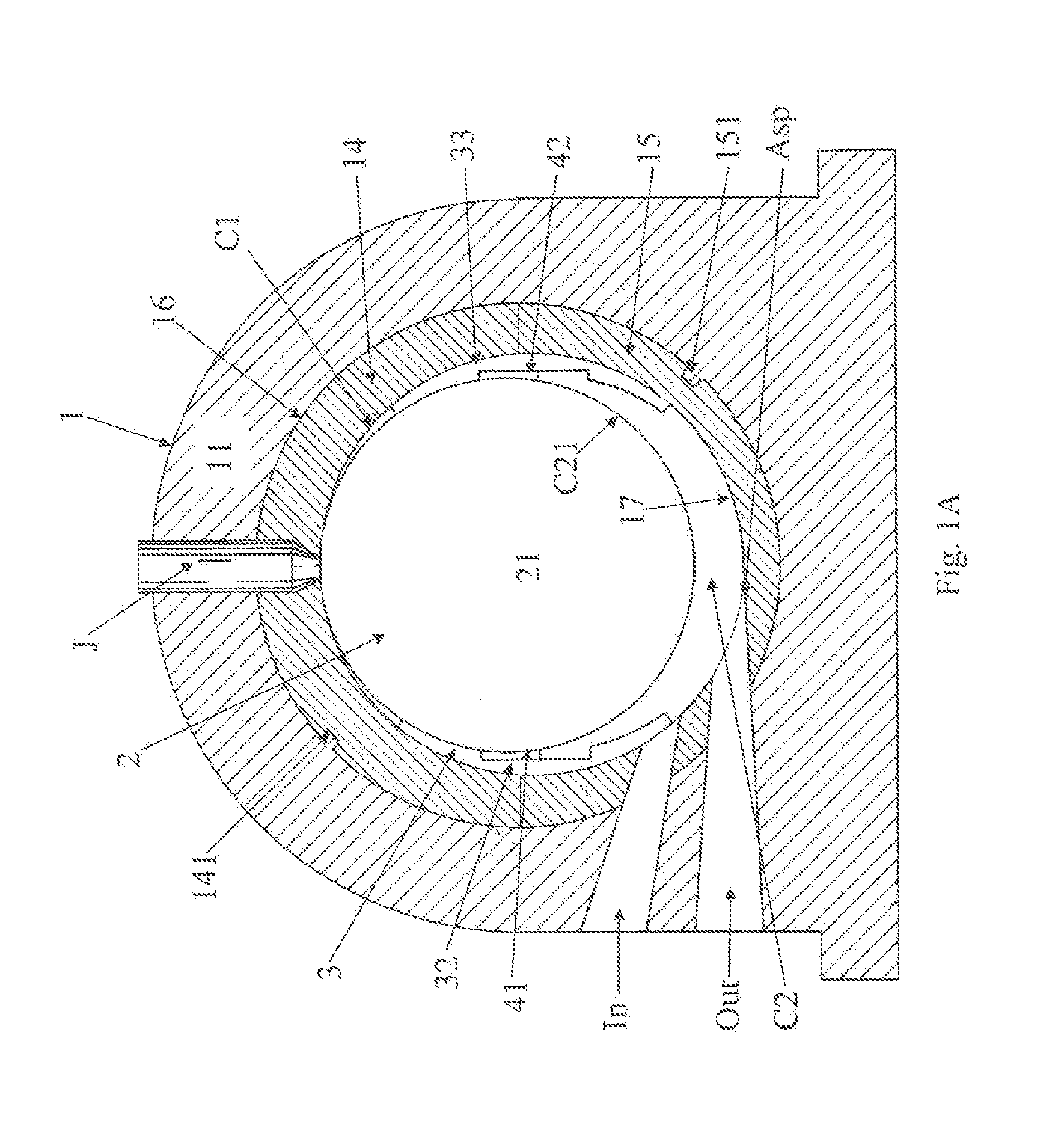 Rotary two-stroke internal combustion engine fueled by solid particulate