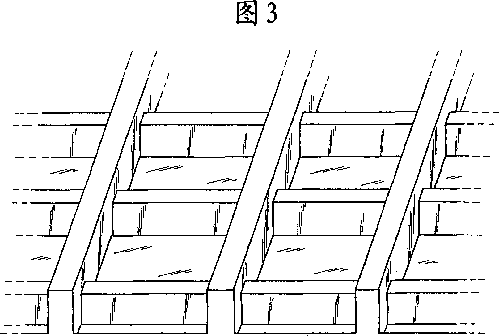 Process for the production of plasma displays with distributed getter material and displays thus obtained