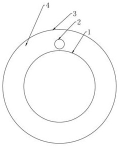 A method for laying a fusion-free double-layer sea pipe monitoring optical cable