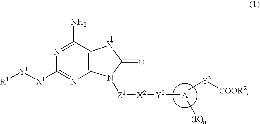9-substituted 8-oxoadenine compound