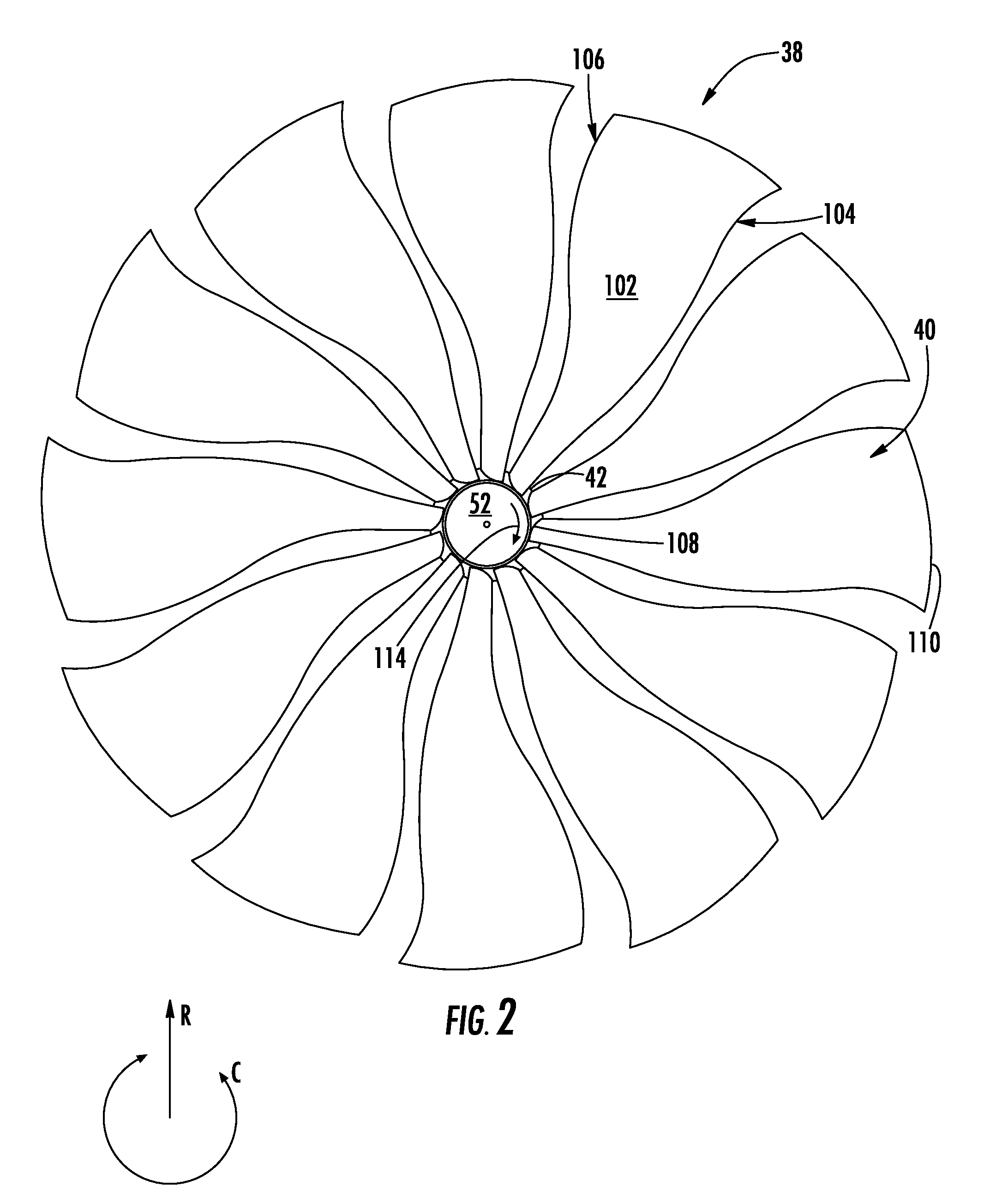 Variable pitch fan pitch range limiter