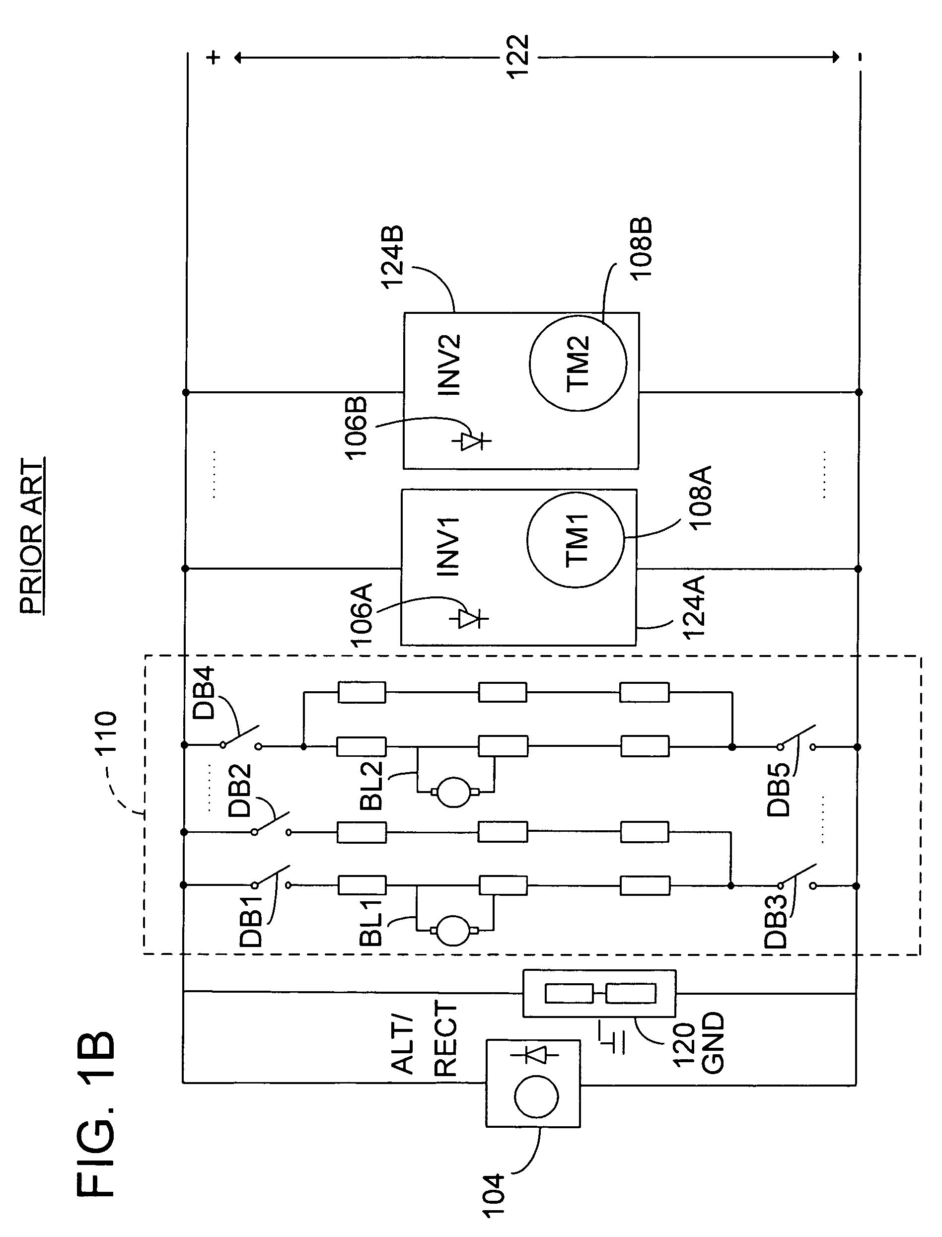 Hybrid energy off highway vehicle load control system and method