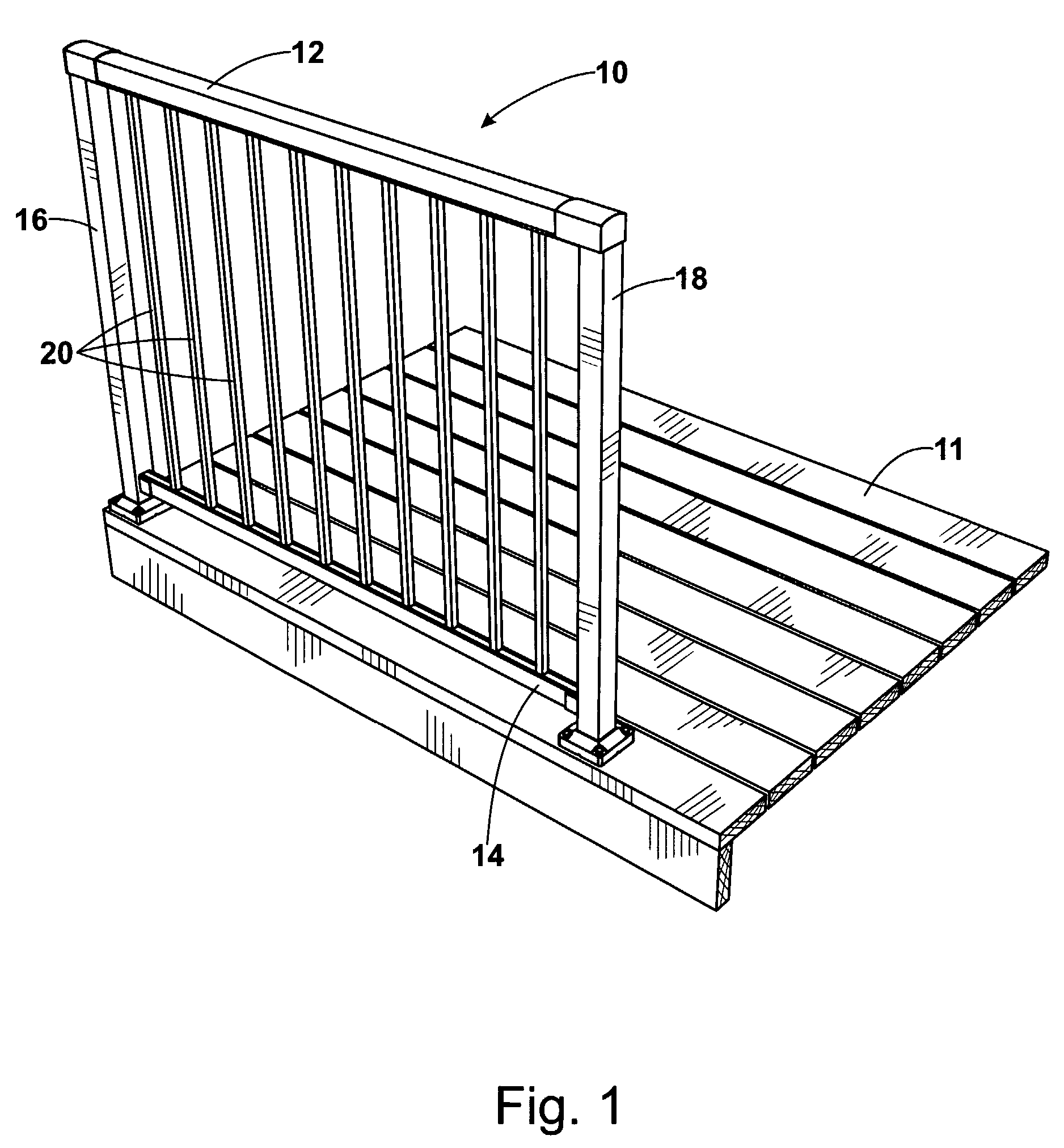 Post system for a railing