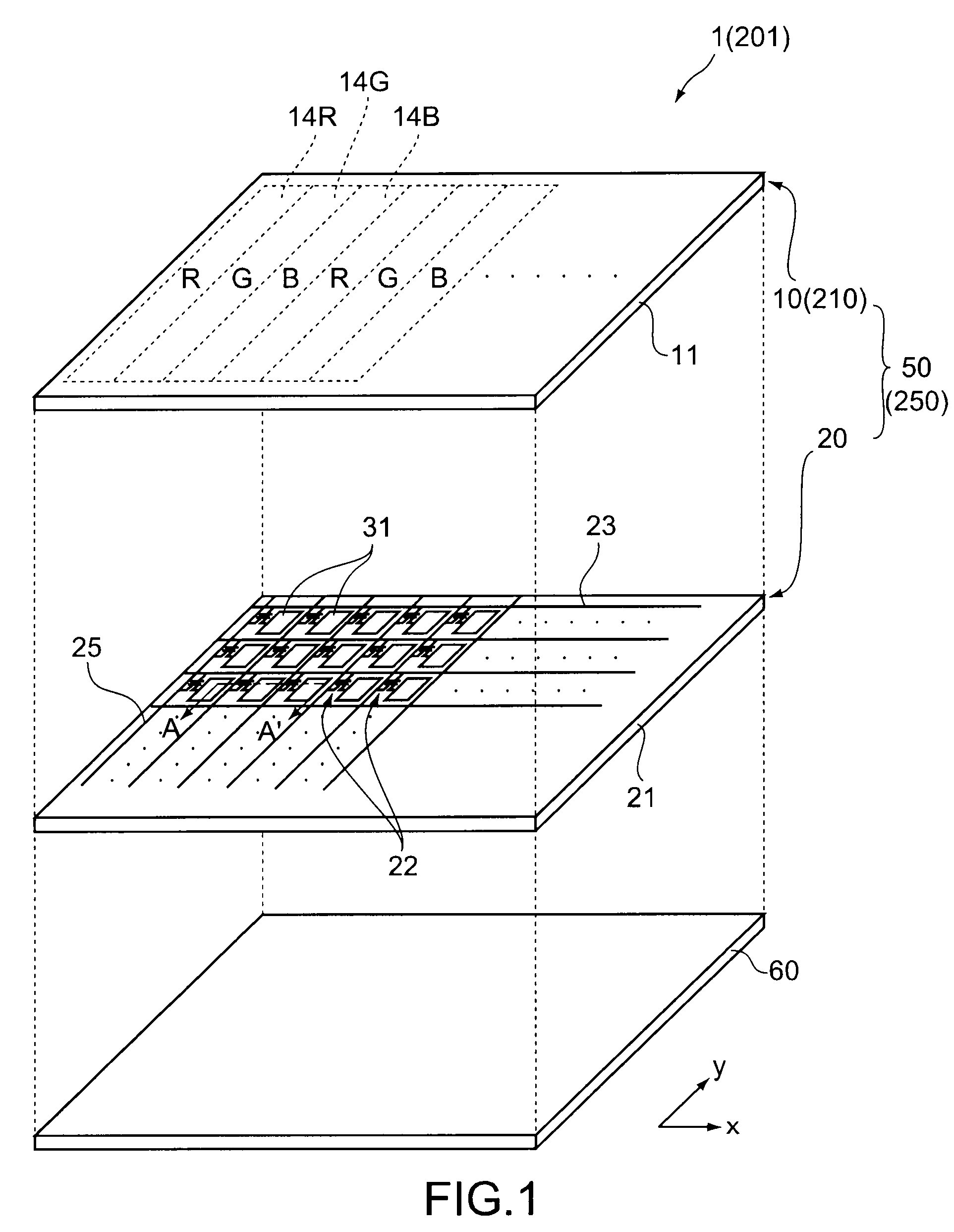 Liquid crystal apparatus, color filter substrate, and array substrate