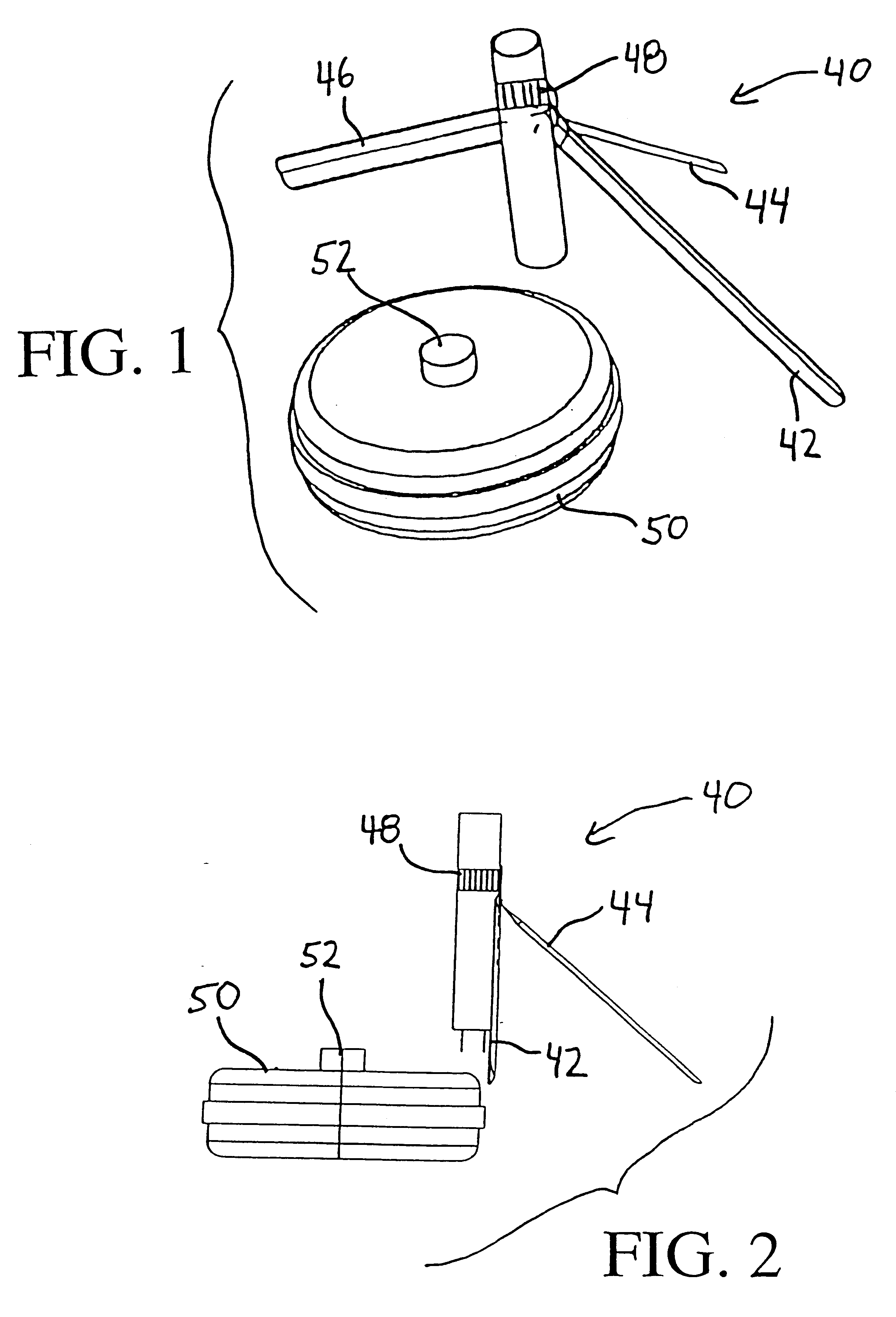Assembly and process for controlled burning of landmine without detonation