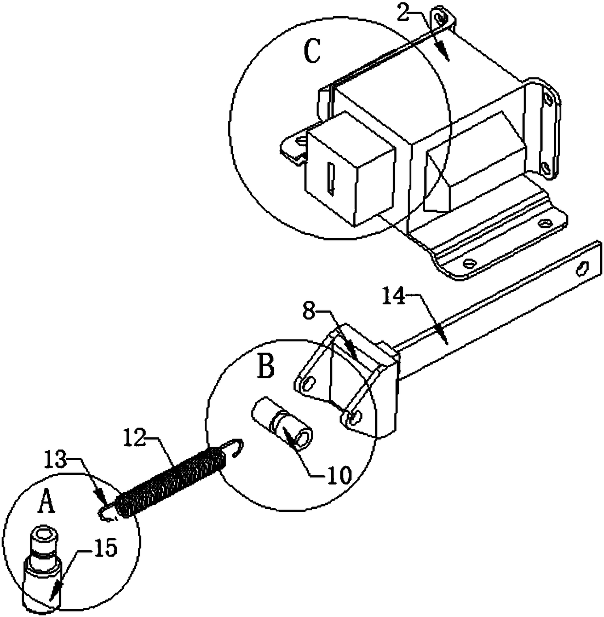 Leveling device for paper printing