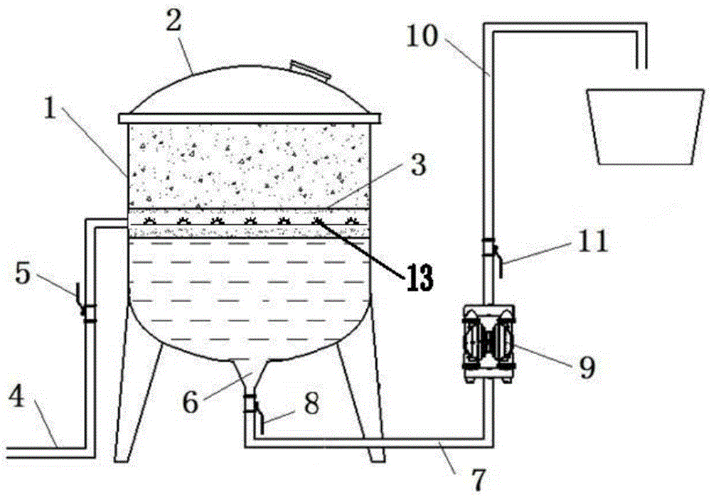 Solid-powder dissolving and adding device
