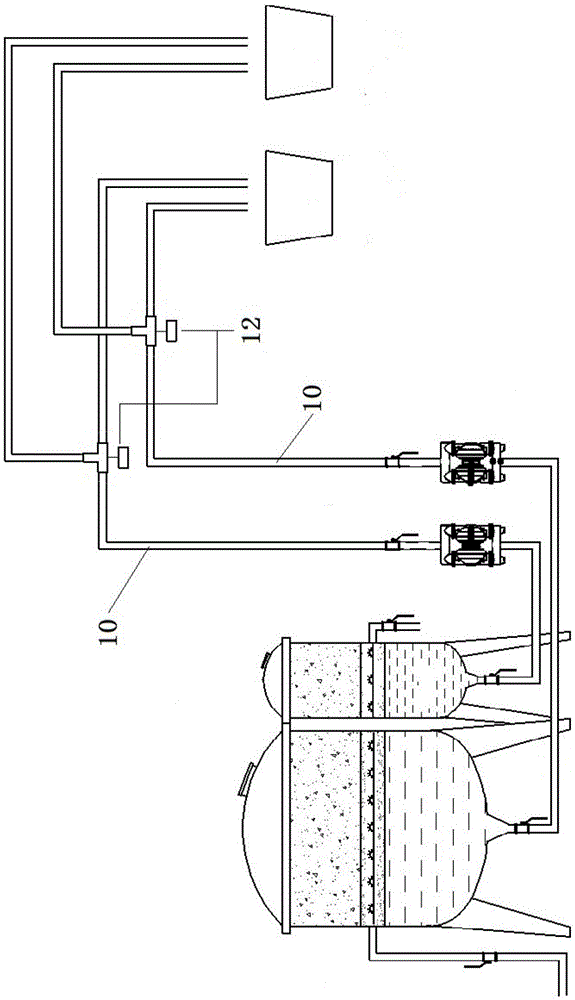 Solid-powder dissolving and adding device