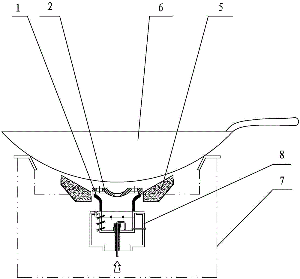 Thermal reaction caps for enhanced decomposition combustion of alcohol-based fuels