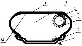 An annular inner tube and an installation method thereof