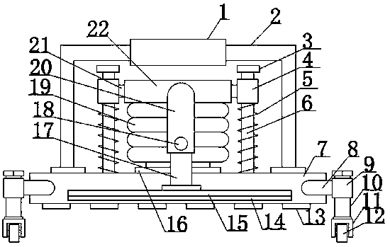 Pedal-type quick step ladder cleaning device for factory