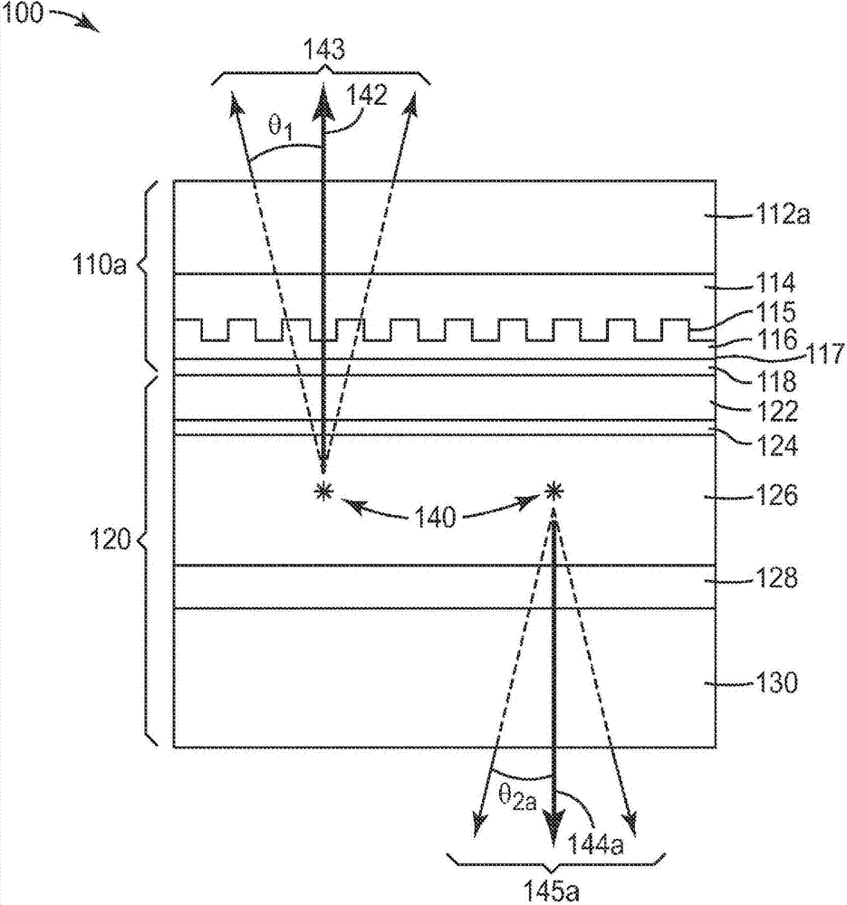 Transparent oled light extraction