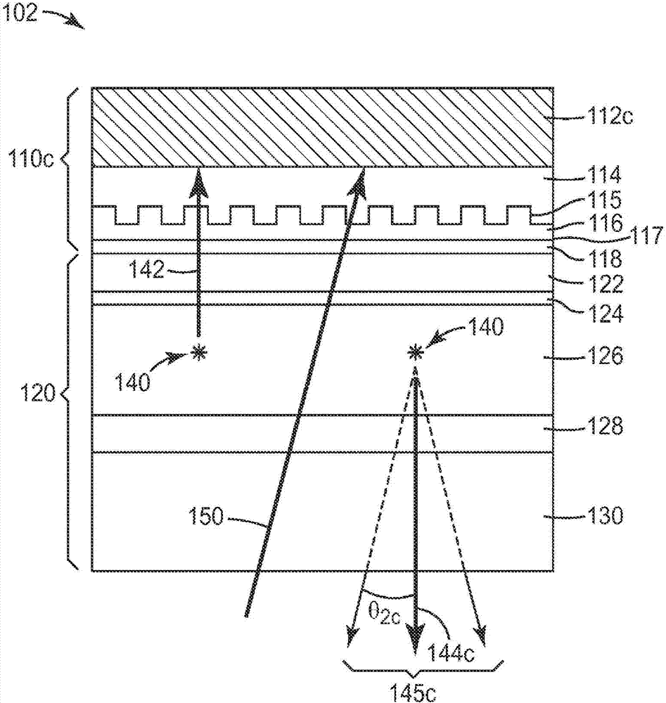 Transparent oled light extraction