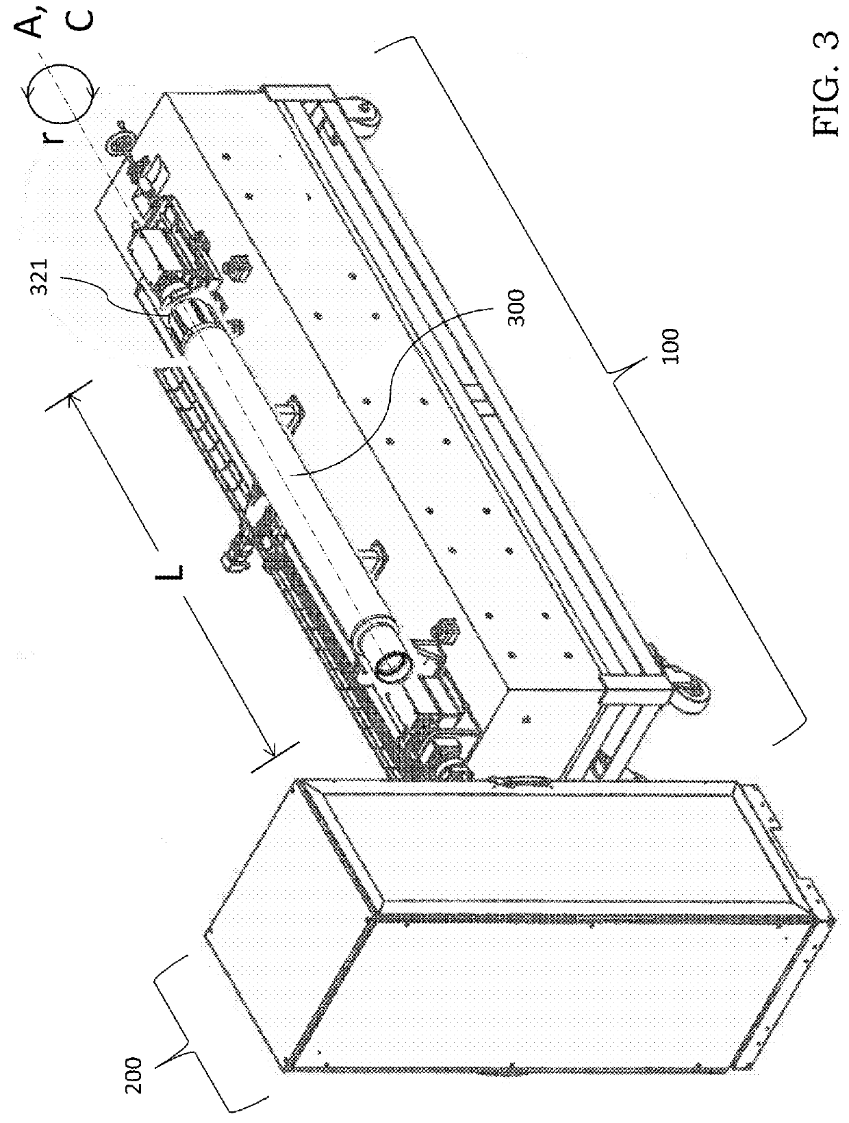 Dimensional measurement apparatus for a cylindrical object