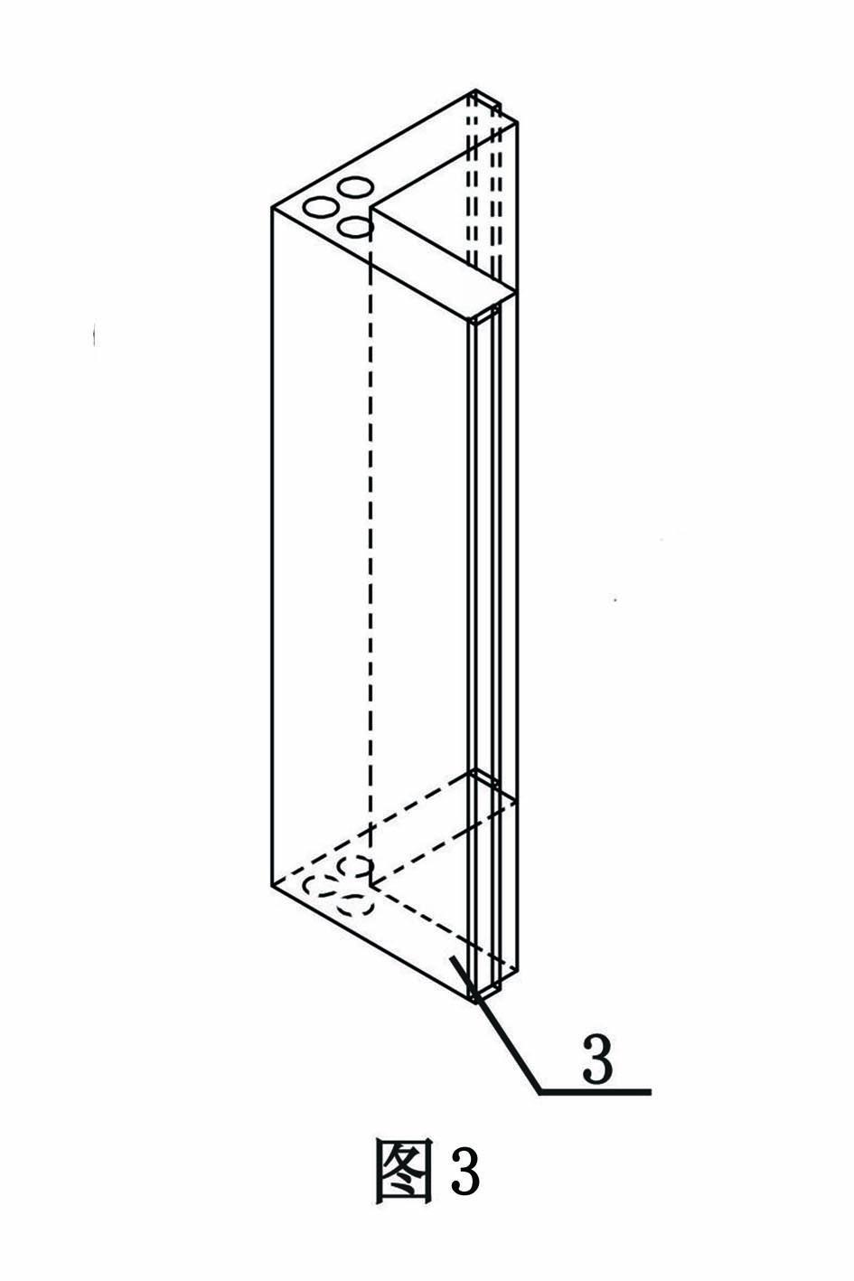Prefabricated column of reserved concealed column channel, concealed column type complete assembled earthquake-resistant building and its method