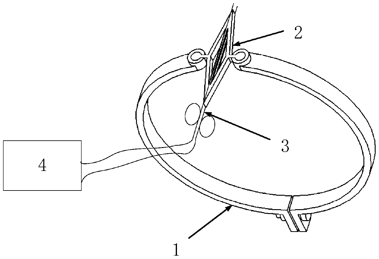 Non-invasive pipeline pressure detection mechanism based on fiber Bragg grating