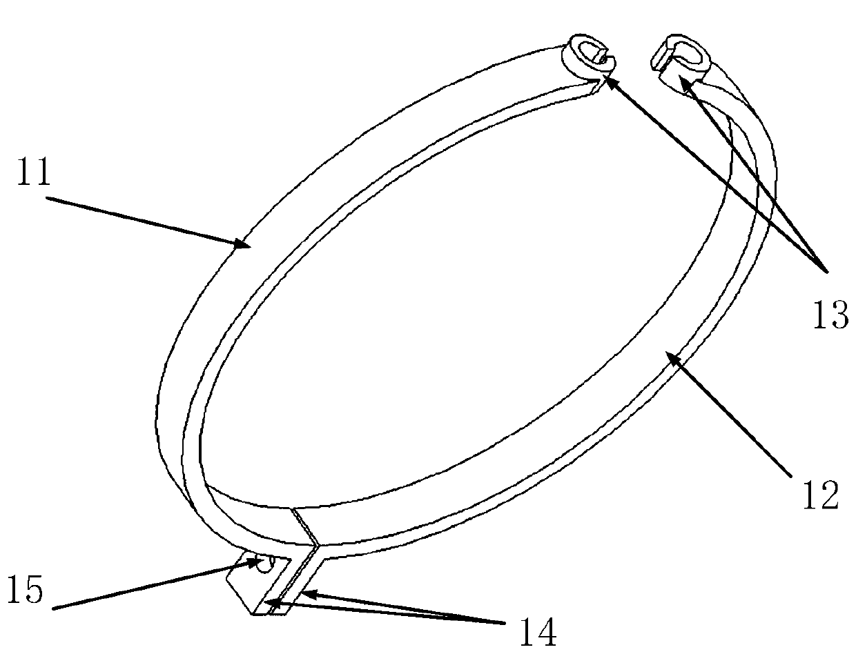 Non-invasive pipeline pressure detection mechanism based on fiber Bragg grating