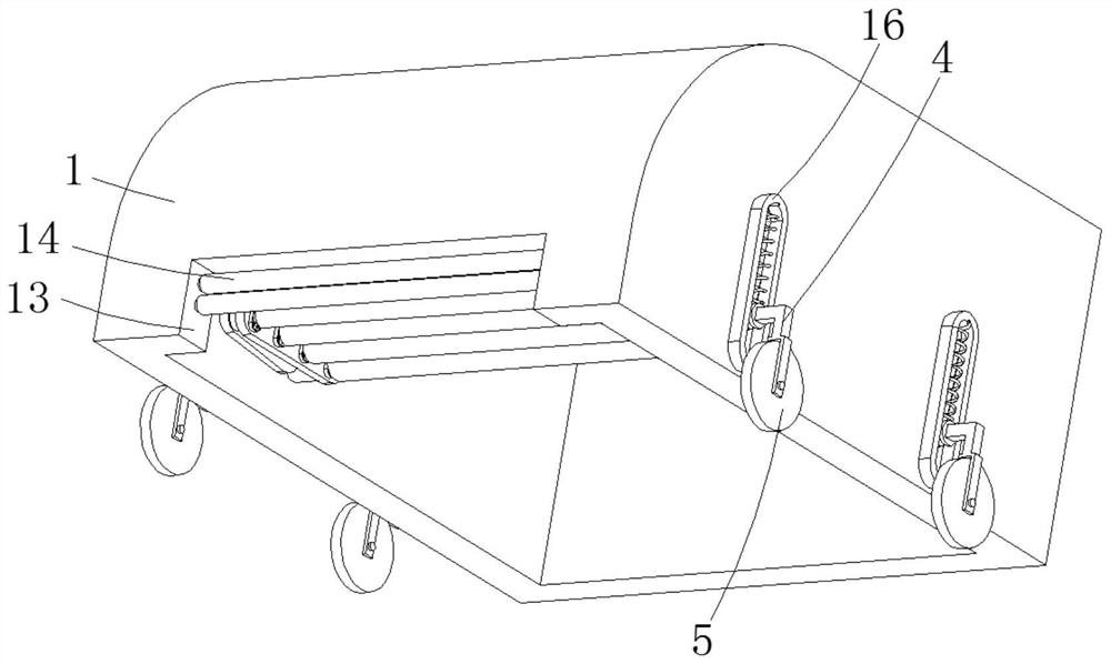 Wall cloth attaching device