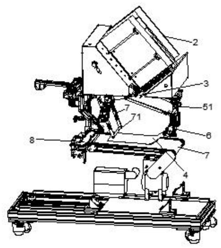 Bag drawing mechanism for separating plastic packaging bags of bag feeding machine