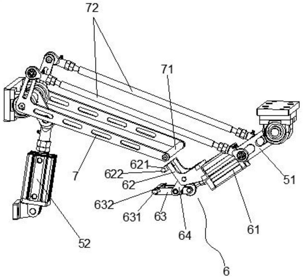 Bag drawing mechanism for separating plastic packaging bags of bag feeding machine