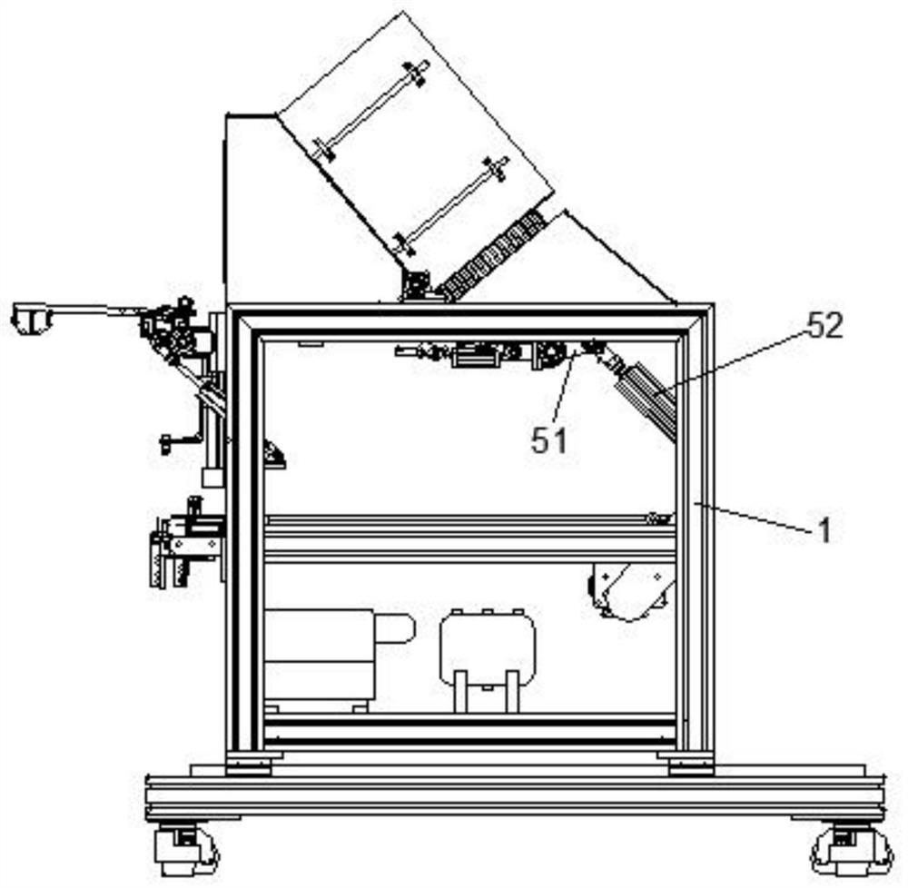 Bag drawing mechanism for separating plastic packaging bags of bag feeding machine