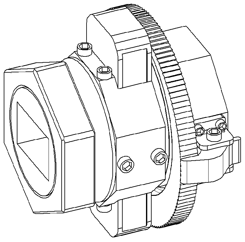 A strain gauge lead wire outlet device