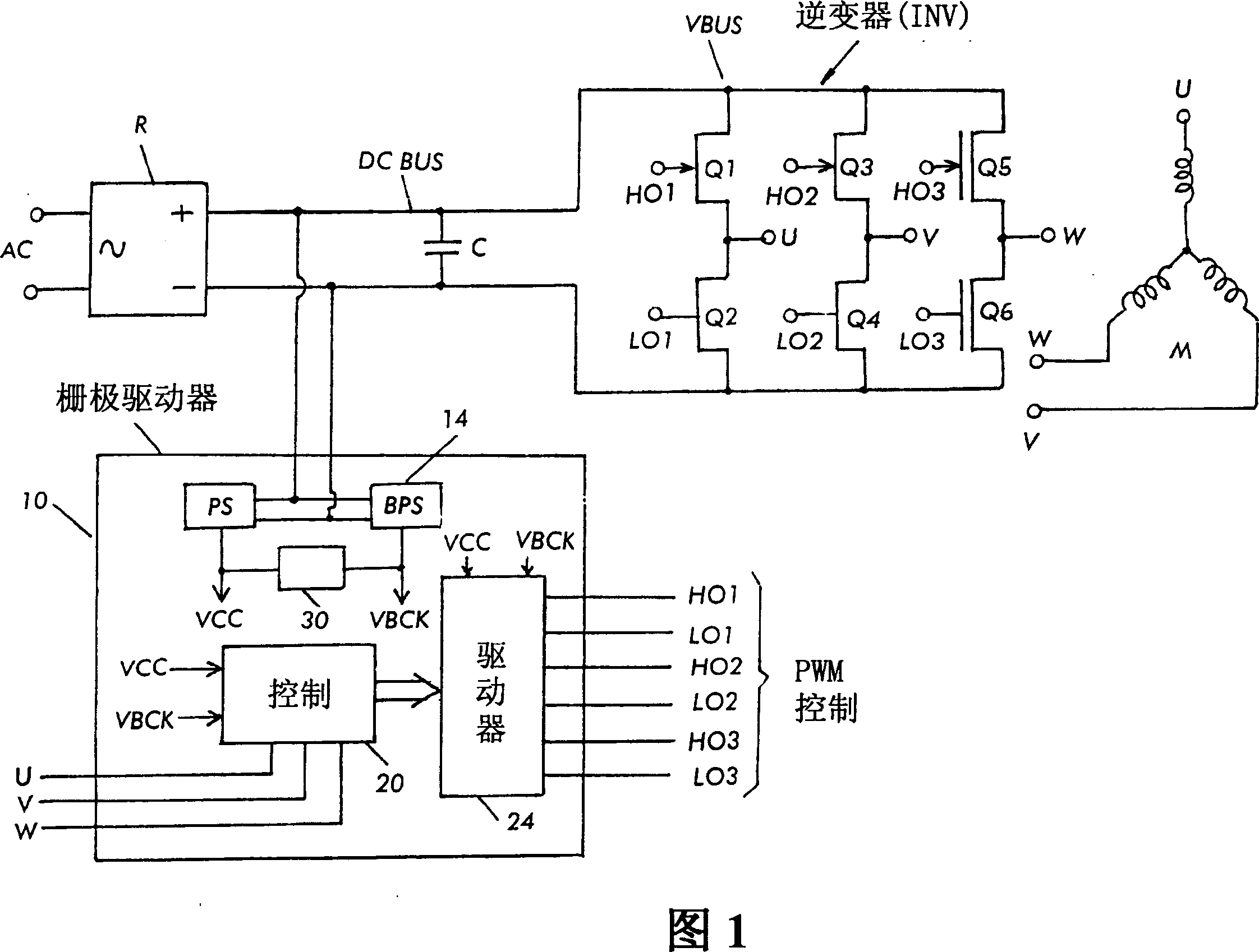 Safety circuit for permanent magnet synchronous generator actuated by weak field