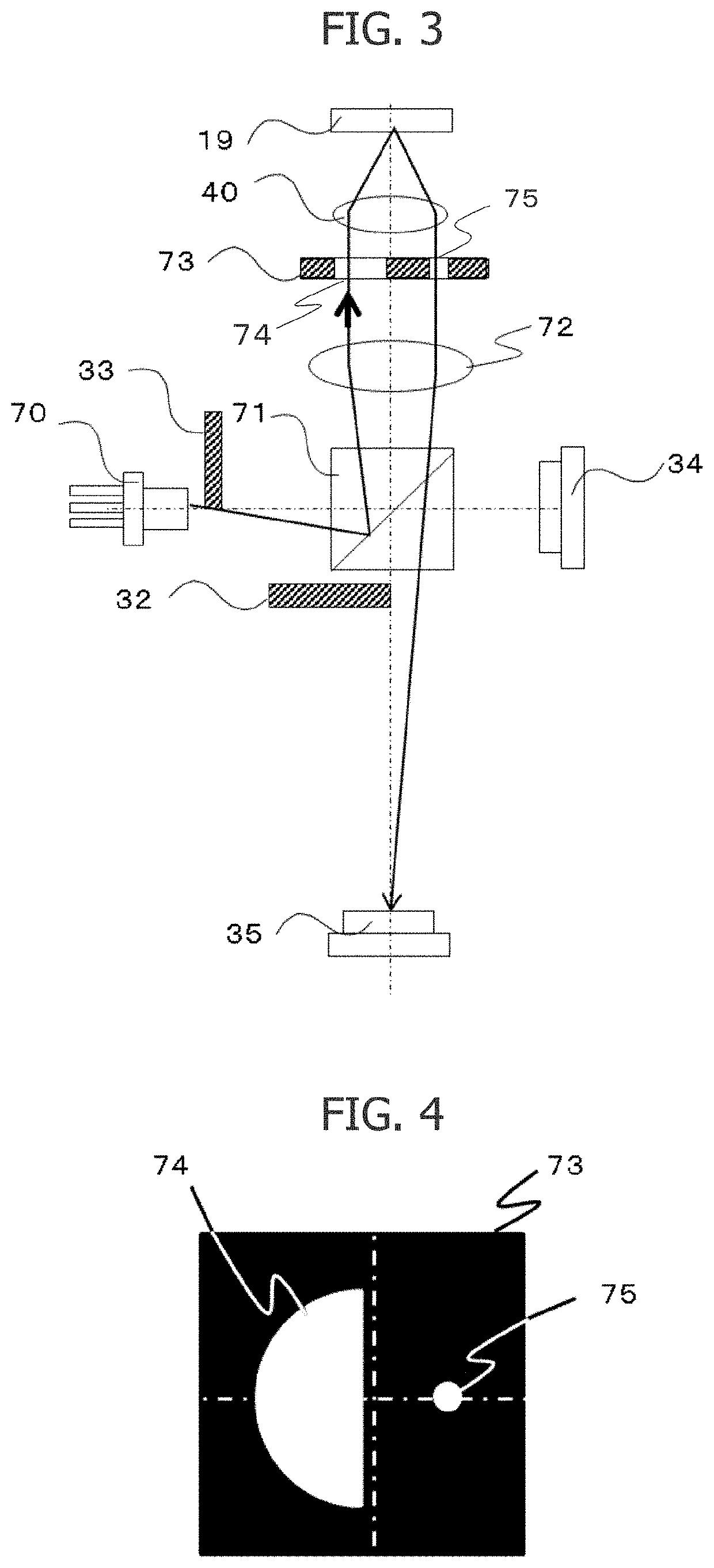 Optical module for optical height measurement