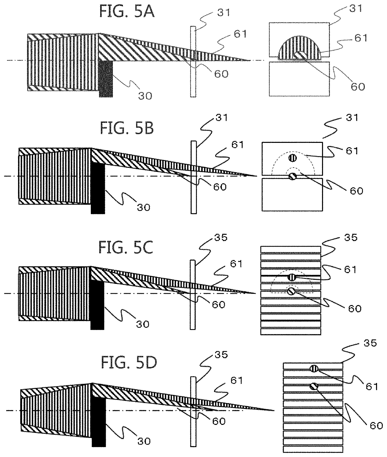 Optical module for optical height measurement