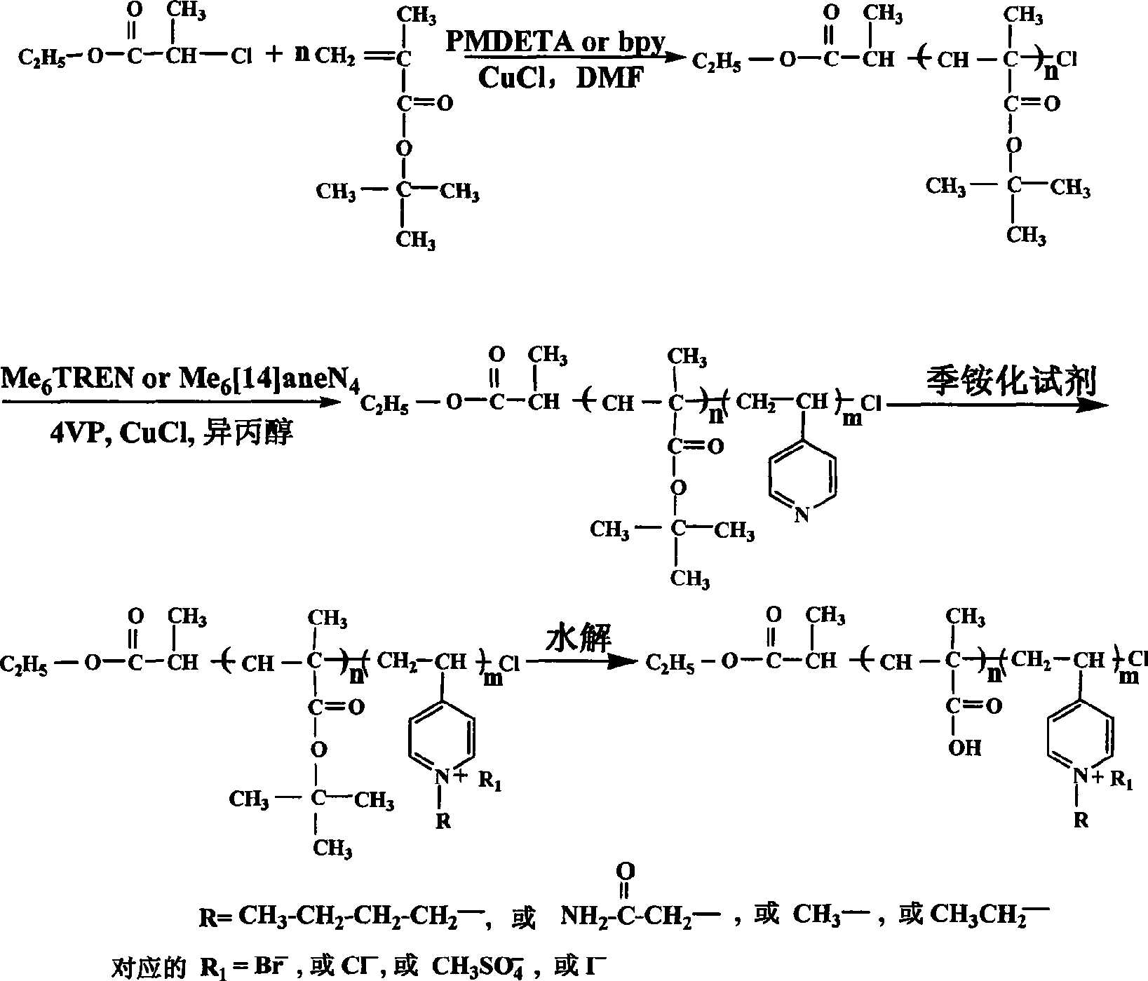 Method for preparing double-hydrophilic block copolymer