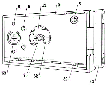 Drawer side panel connection and adjustment device