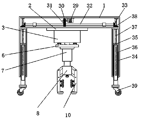 Part carrying device for automobile production