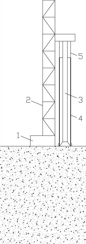 Construction method of mixing pile based on water-rich organic matter soft soil layer channel