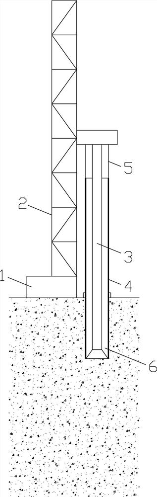 Construction method of mixing pile based on water-rich organic matter soft soil layer channel