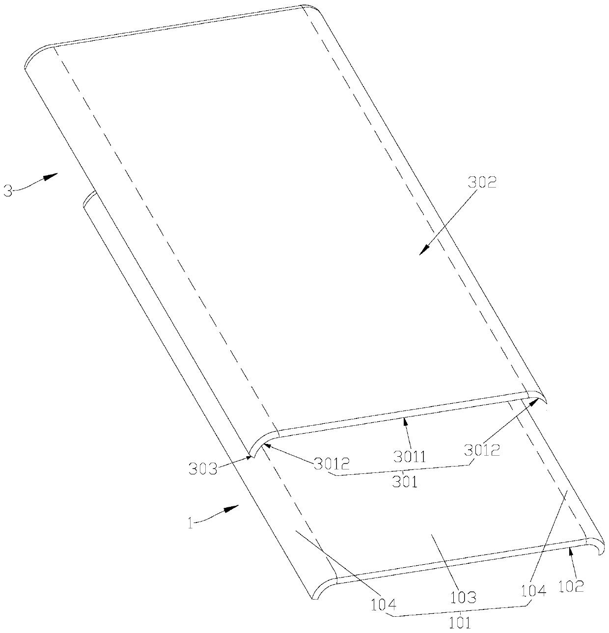 Display screen assembly and mobile terminal