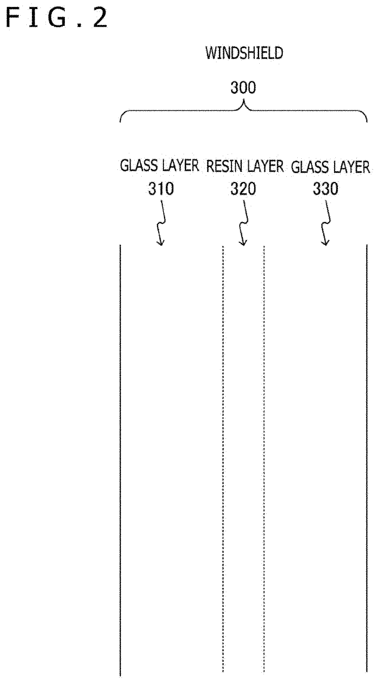 Distance measurement apparatus and windshield