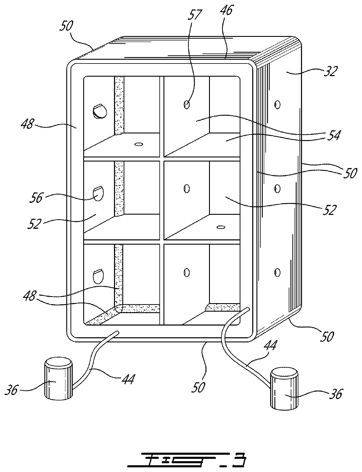 External airbag assembly for a rail vehicle