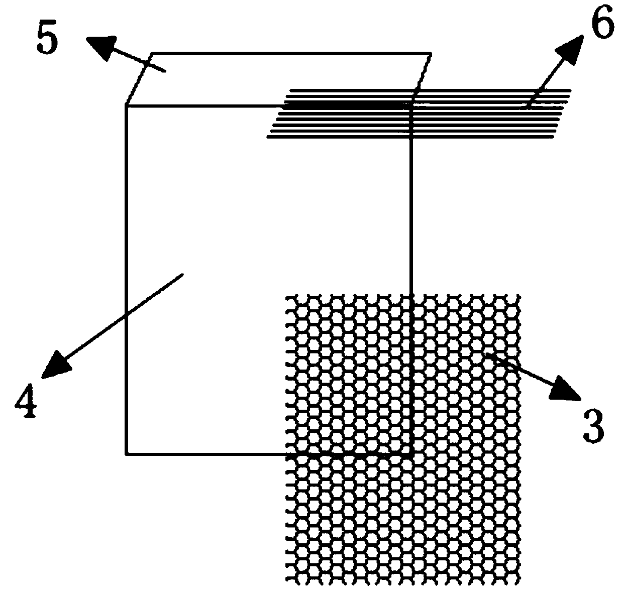 Printable quakeproof packaging bag and preparation method thereof