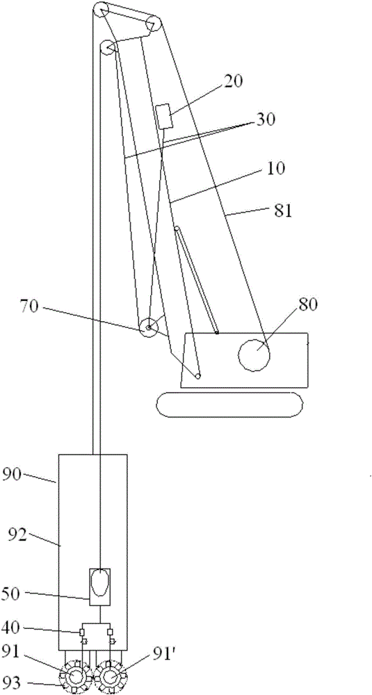 Pressure compensation device and method for detecting whether compensated device leaks oil