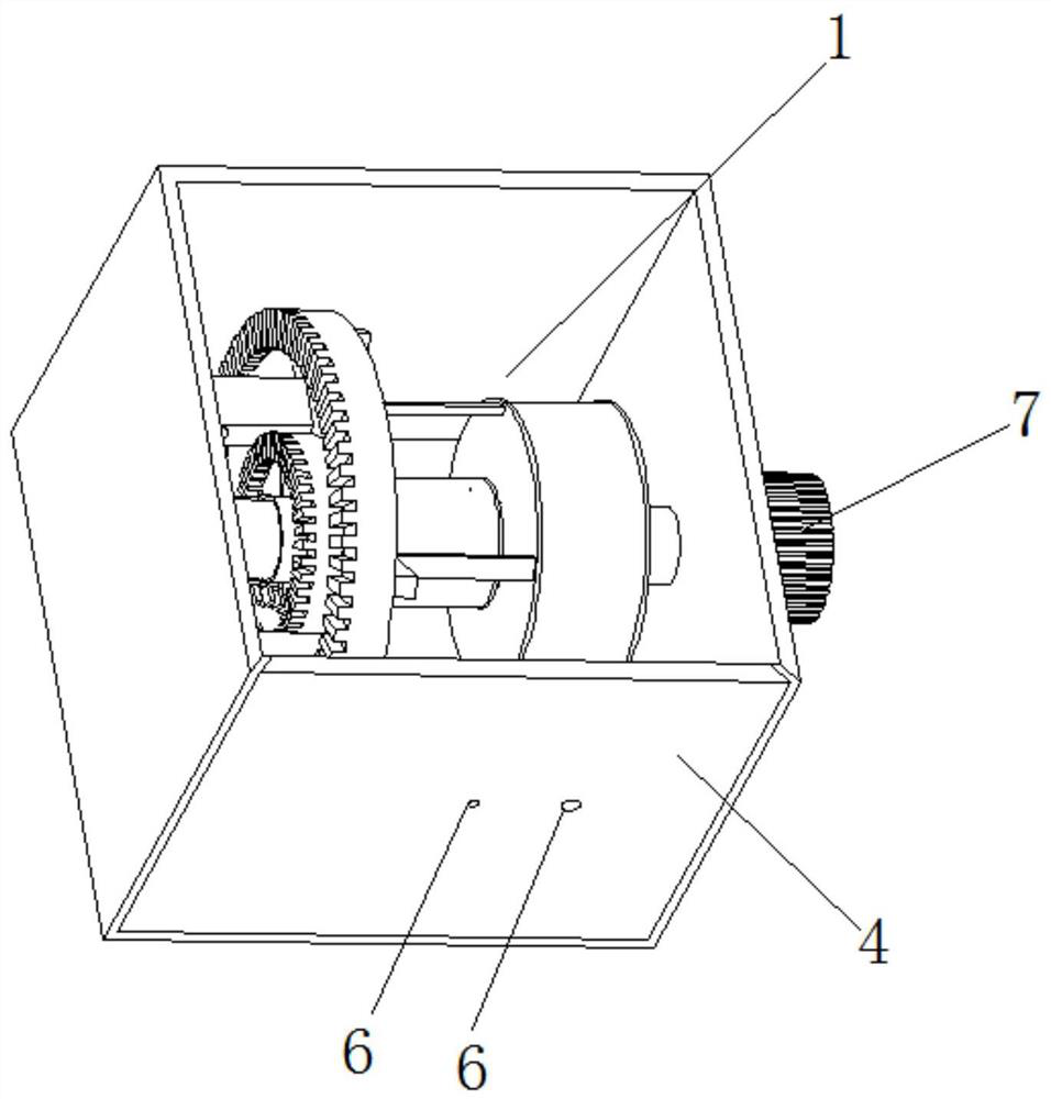 A yarn output device in a high-strength wear-resistant air-jet vortex spinning yarn processing device