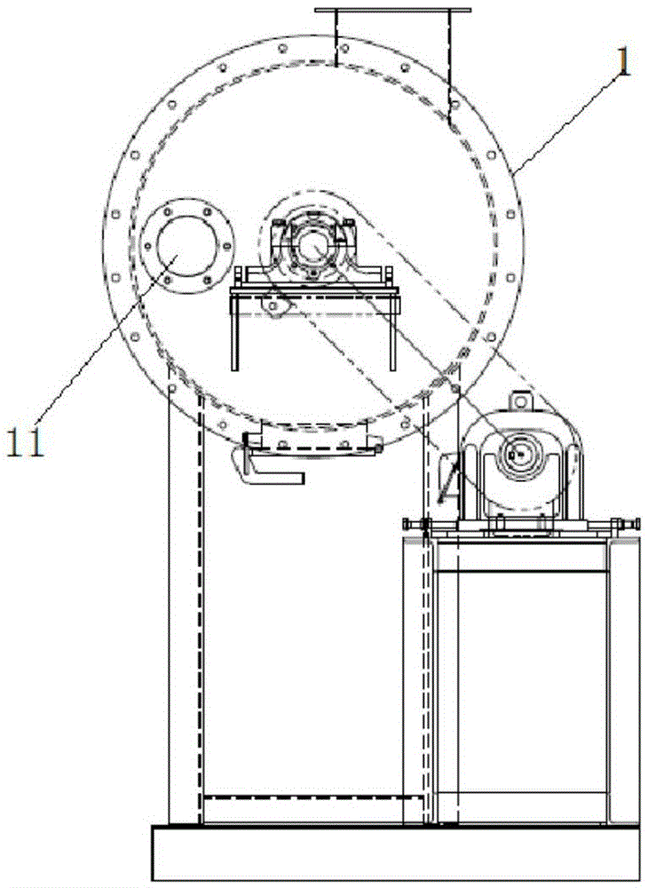 Drying system integrating heating with drying